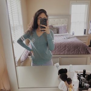 Victoria Secret Pink Blue Sleep-shirt